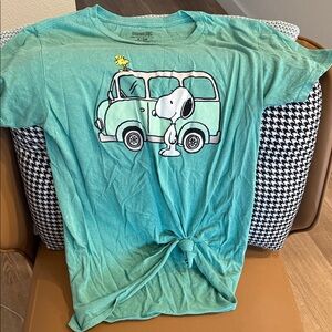 Peanuts Mint Green Tee